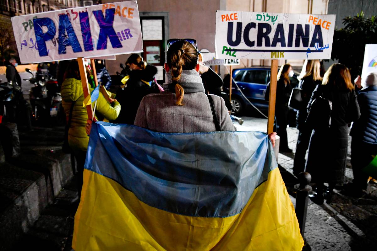 manifestazione per l'Ucraina